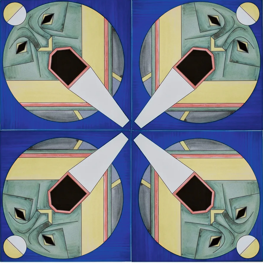 Керамическая плитка, 200х200. CHIMERA: Маска 3, Цена за набор 4шт. (0,16кв.м)