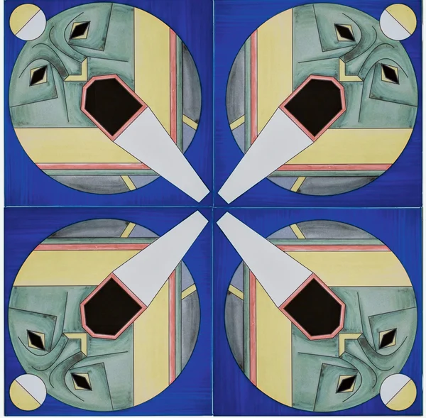 Керамическая плитка, 200х200. CHIMERA: Маска 3, Цена за набор 4шт. (0,16кв.м)